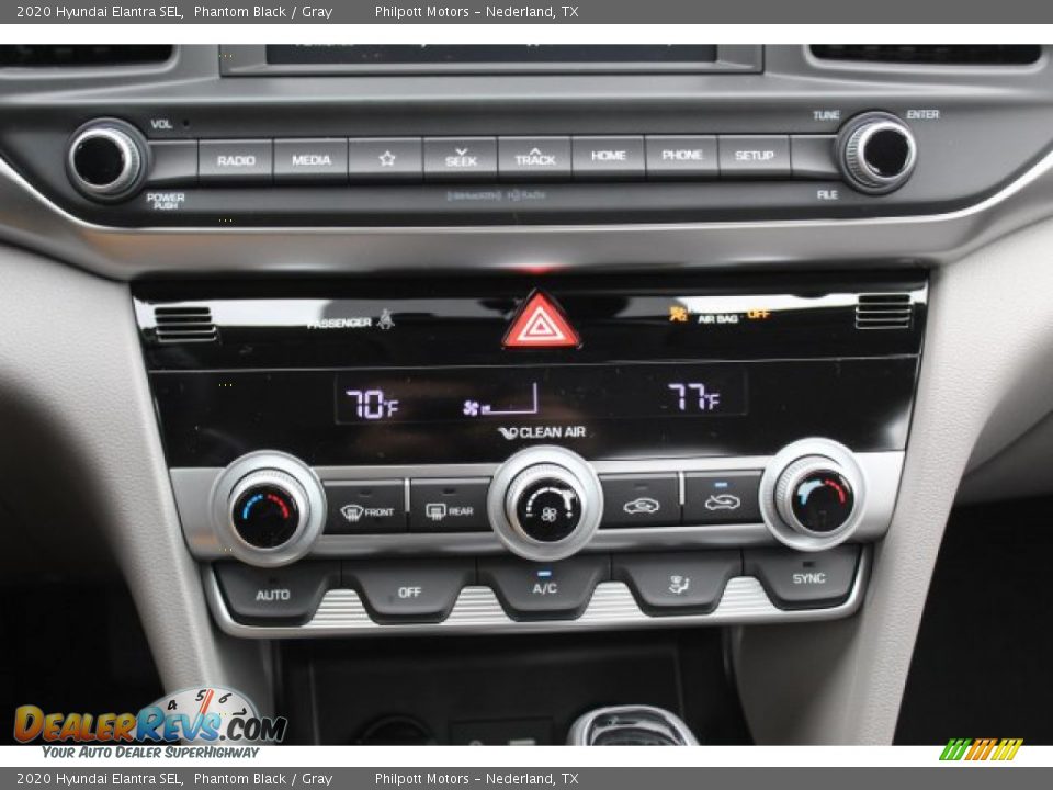 2020 Hyundai Elantra SEL Phantom Black / Gray Photo #17