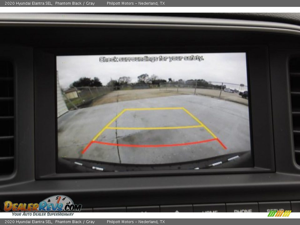 2020 Hyundai Elantra SEL Phantom Black / Gray Photo #18