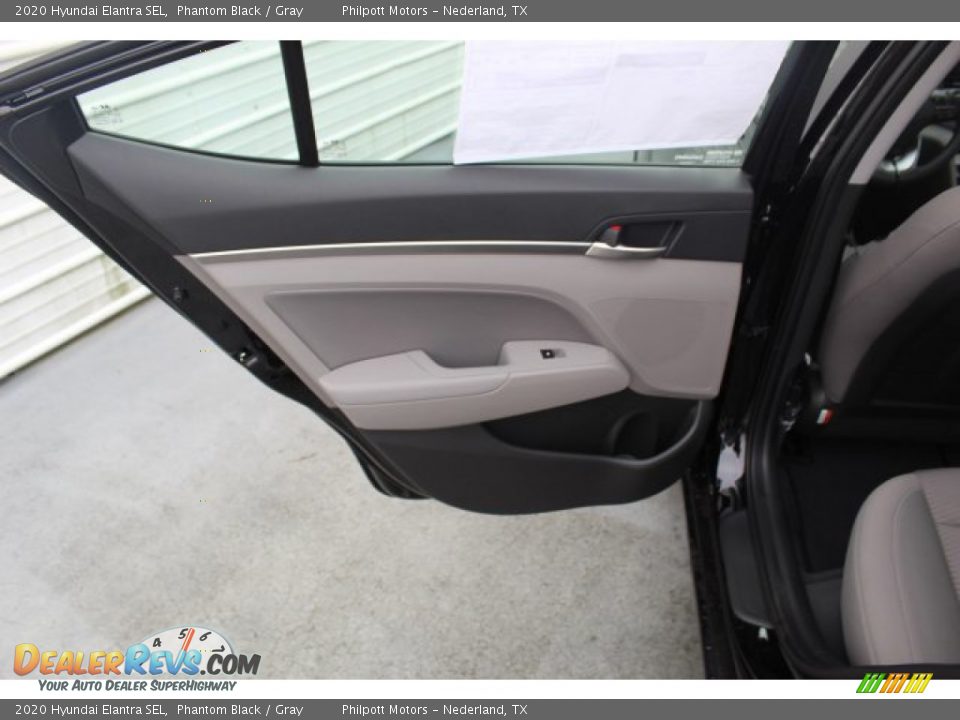 2020 Hyundai Elantra SEL Phantom Black / Gray Photo #19