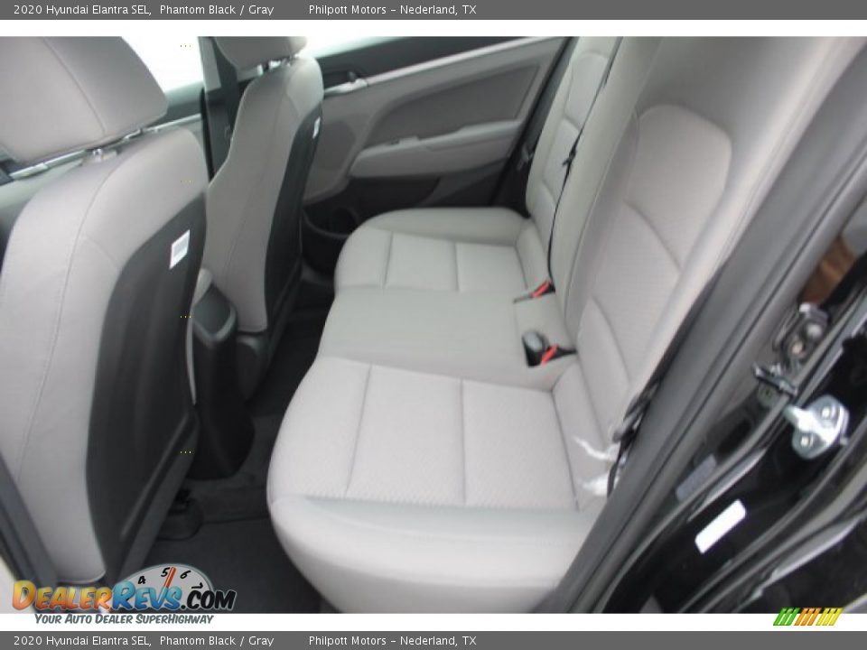2020 Hyundai Elantra SEL Phantom Black / Gray Photo #20