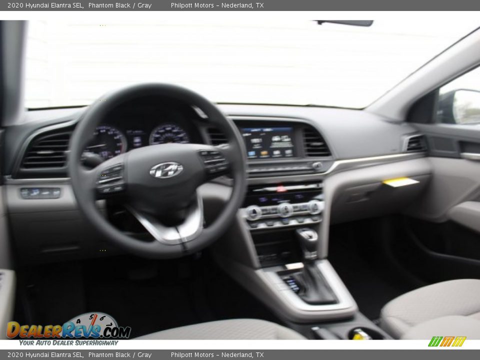 2020 Hyundai Elantra SEL Phantom Black / Gray Photo #21