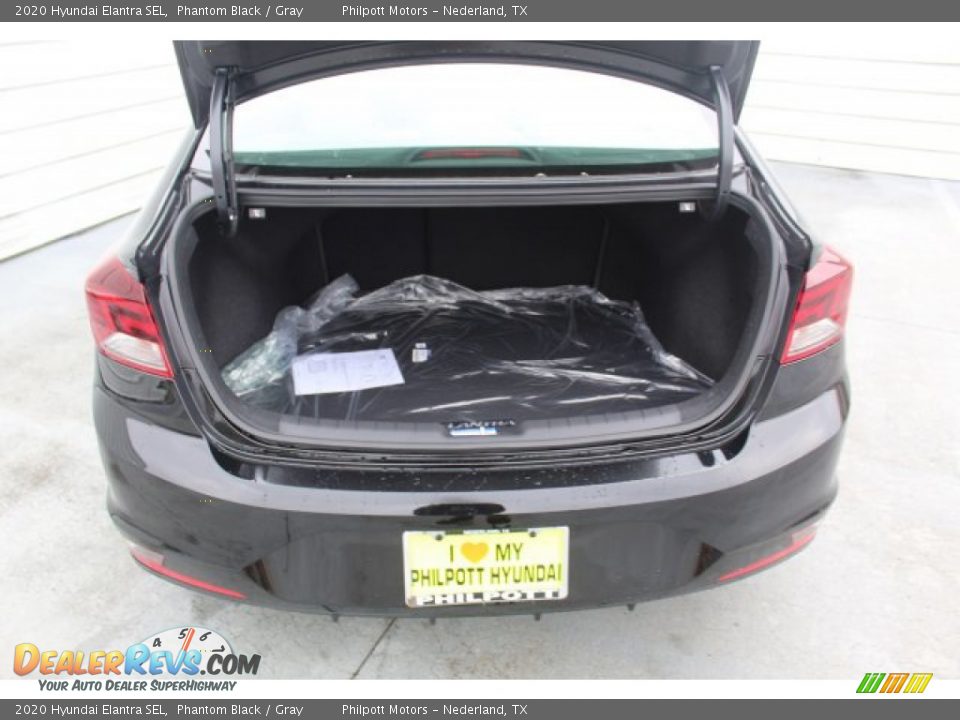 2020 Hyundai Elantra SEL Phantom Black / Gray Photo #23