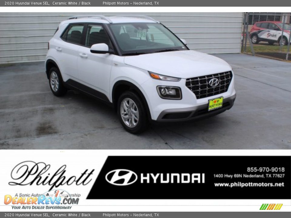 2020 Hyundai Venue SEL Ceramic White / Black Photo #1