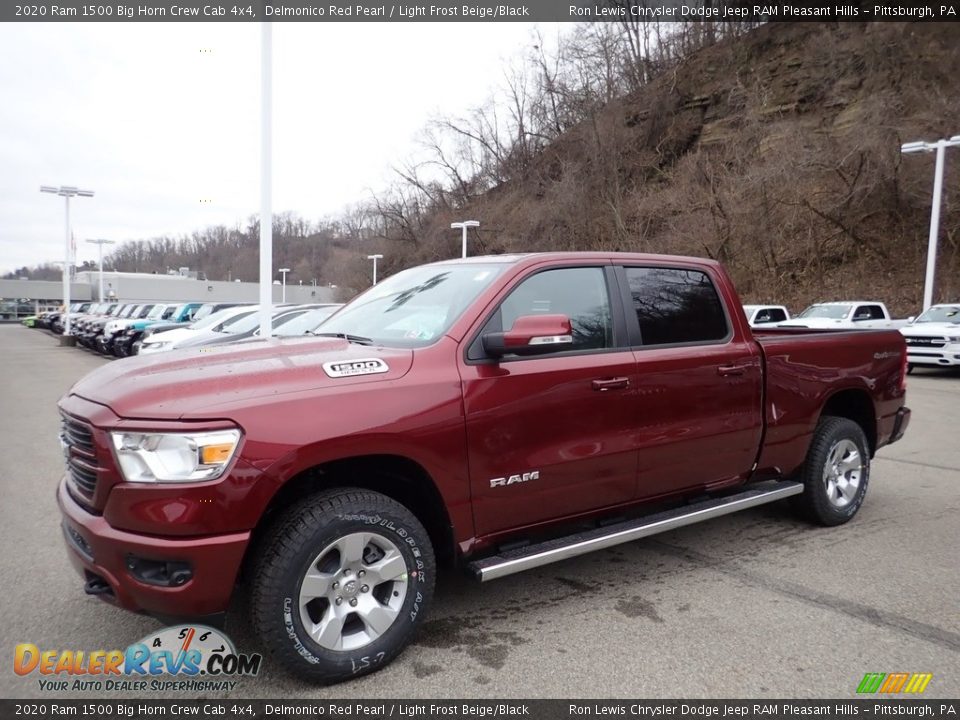 2020 Ram 1500 Big Horn Crew Cab 4x4 Delmonico Red Pearl / Light Frost Beige/Black Photo #1