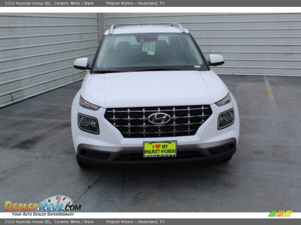 2020 Hyundai Venue SEL Ceramic White / Black Photo #3