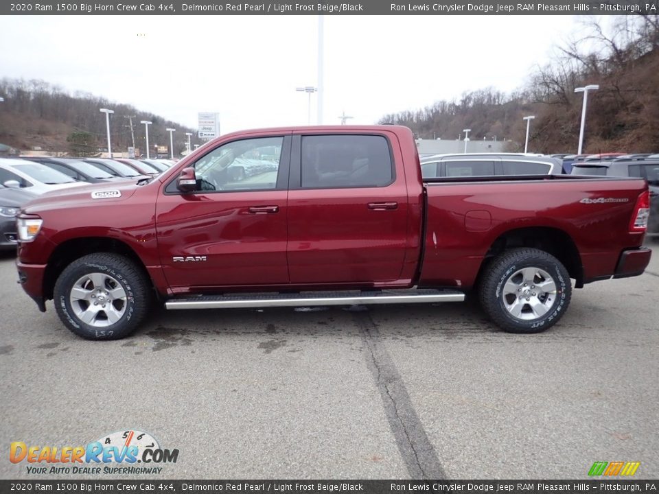 2020 Ram 1500 Big Horn Crew Cab 4x4 Delmonico Red Pearl / Light Frost Beige/Black Photo #2