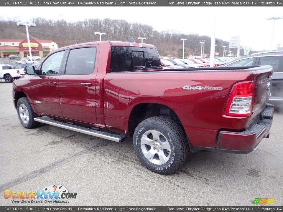 2020 Ram 1500 Big Horn Crew Cab 4x4 Delmonico Red Pearl / Light Frost Beige/Black Photo #3