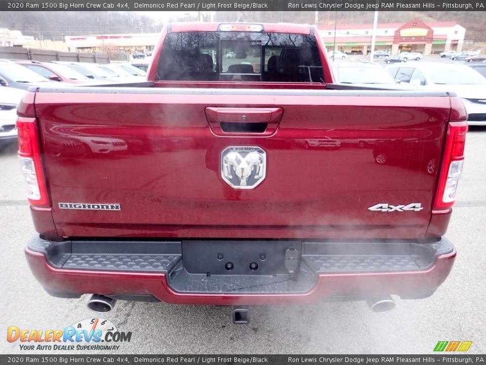2020 Ram 1500 Big Horn Crew Cab 4x4 Delmonico Red Pearl / Light Frost Beige/Black Photo #4