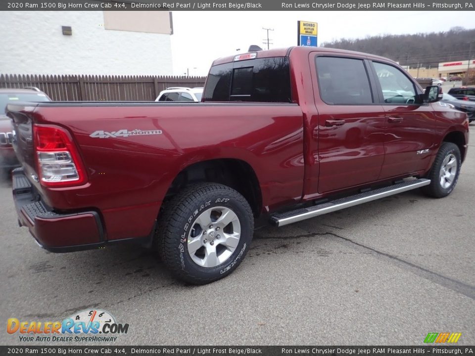 2020 Ram 1500 Big Horn Crew Cab 4x4 Delmonico Red Pearl / Light Frost Beige/Black Photo #5