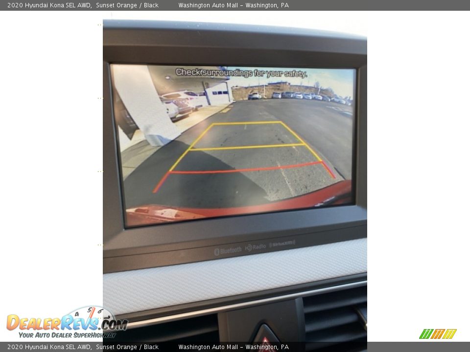 2020 Hyundai Kona SEL AWD Sunset Orange / Black Photo #31