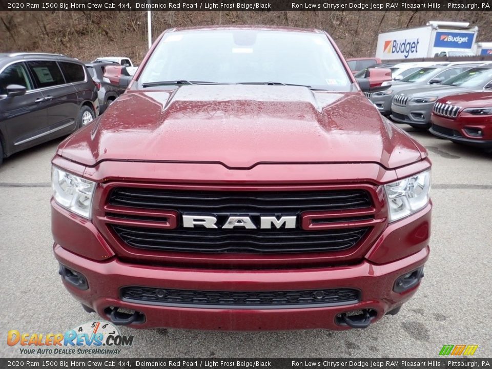 2020 Ram 1500 Big Horn Crew Cab 4x4 Delmonico Red Pearl / Light Frost Beige/Black Photo #8