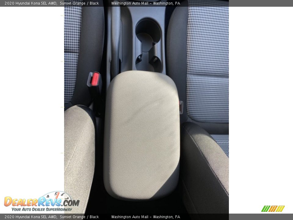 2020 Hyundai Kona SEL AWD Sunset Orange / Black Photo #33