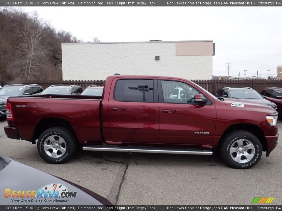 2020 Ram 1500 Big Horn Crew Cab 4x4 Delmonico Red Pearl / Light Frost Beige/Black Photo #10