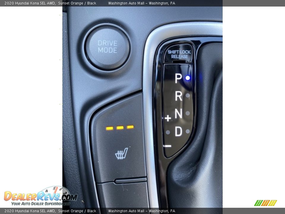 2020 Hyundai Kona SEL AWD Sunset Orange / Black Photo #34