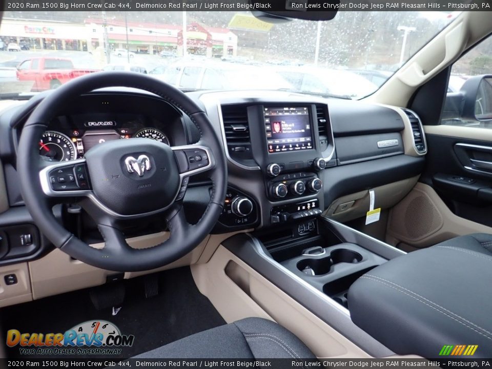 2020 Ram 1500 Big Horn Crew Cab 4x4 Delmonico Red Pearl / Light Frost Beige/Black Photo #11