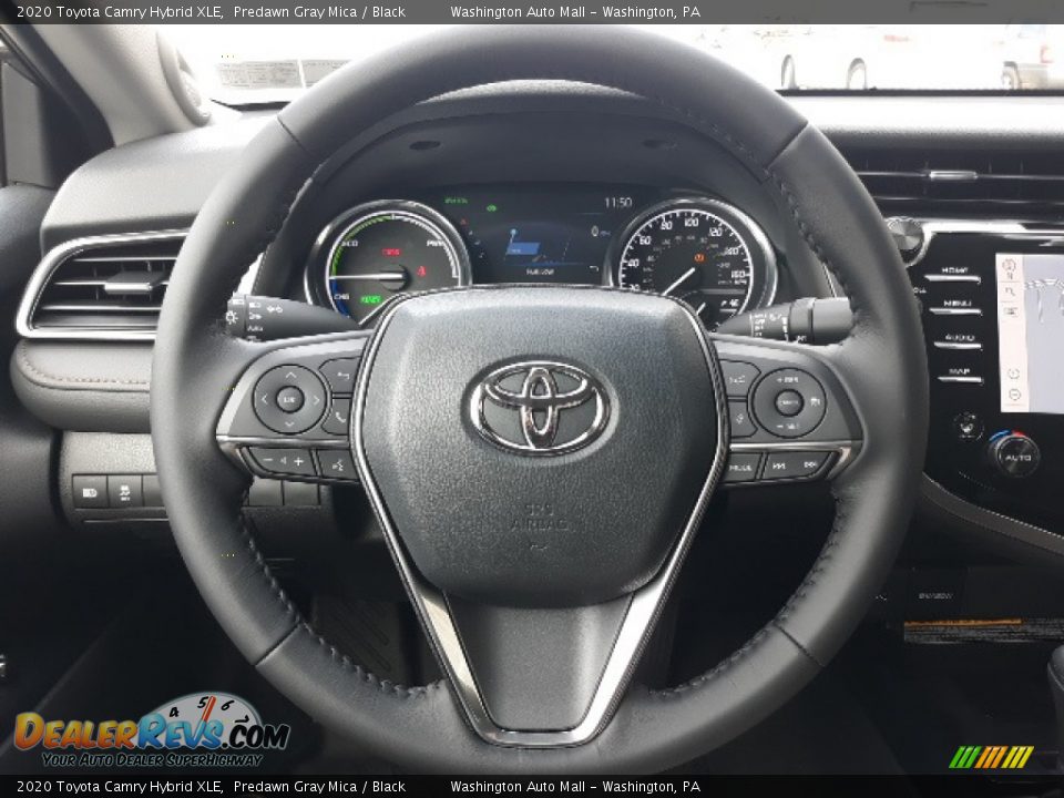 2020 Toyota Camry Hybrid XLE Predawn Gray Mica / Black Photo #4