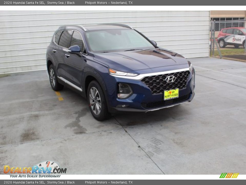 2020 Hyundai Santa Fe SEL Stormy Sea / Black Photo #2