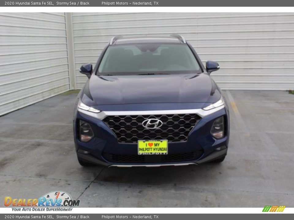 2020 Hyundai Santa Fe SEL Stormy Sea / Black Photo #3