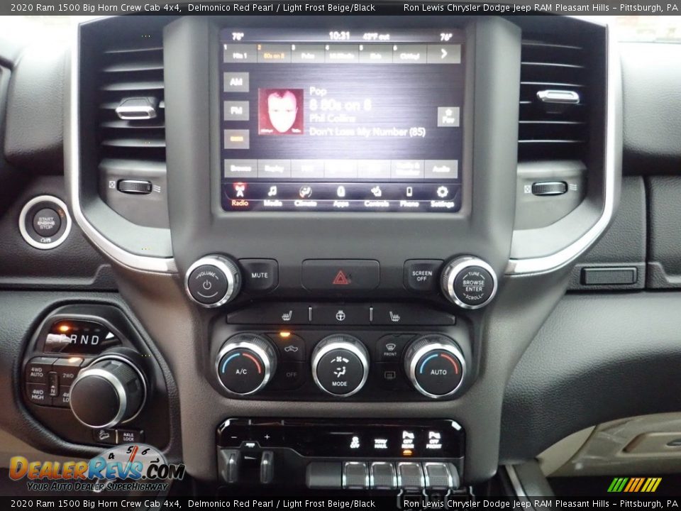 2020 Ram 1500 Big Horn Crew Cab 4x4 Delmonico Red Pearl / Light Frost Beige/Black Photo #17