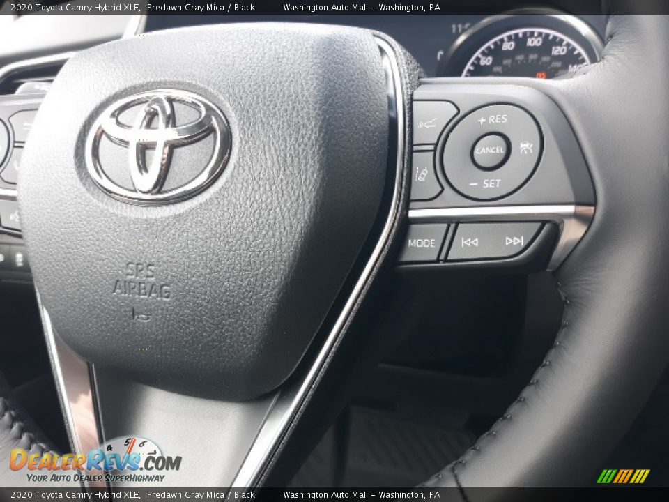 2020 Toyota Camry Hybrid XLE Predawn Gray Mica / Black Photo #6