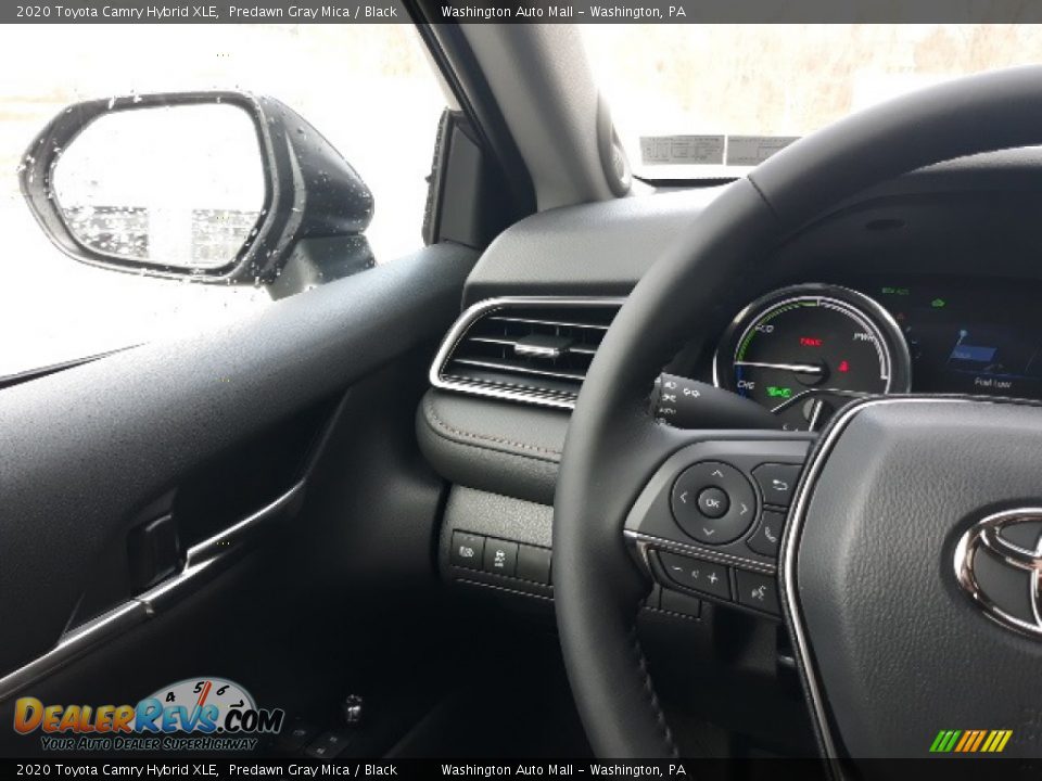 2020 Toyota Camry Hybrid XLE Predawn Gray Mica / Black Photo #7