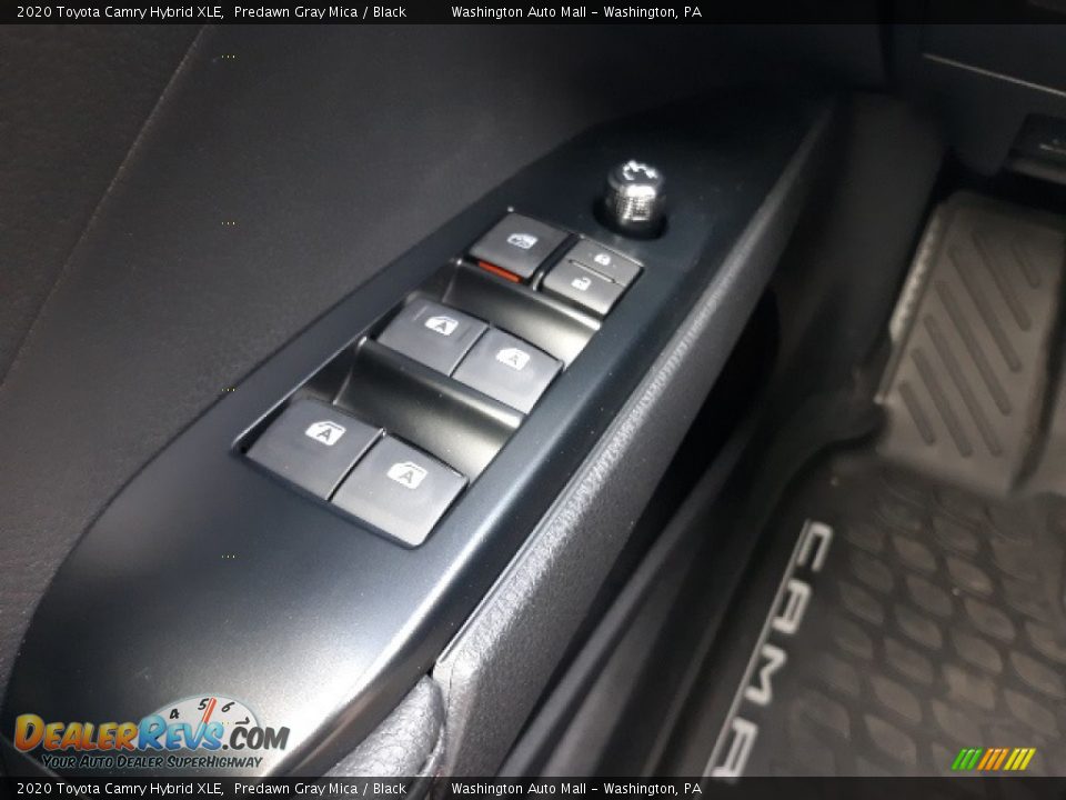 2020 Toyota Camry Hybrid XLE Predawn Gray Mica / Black Photo #8