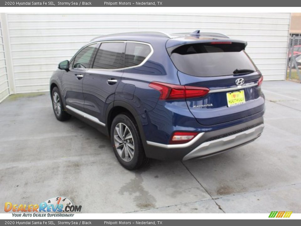2020 Hyundai Santa Fe SEL Stormy Sea / Black Photo #6