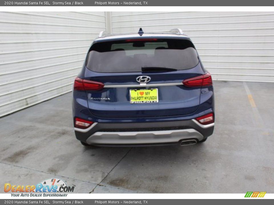 2020 Hyundai Santa Fe SEL Stormy Sea / Black Photo #7