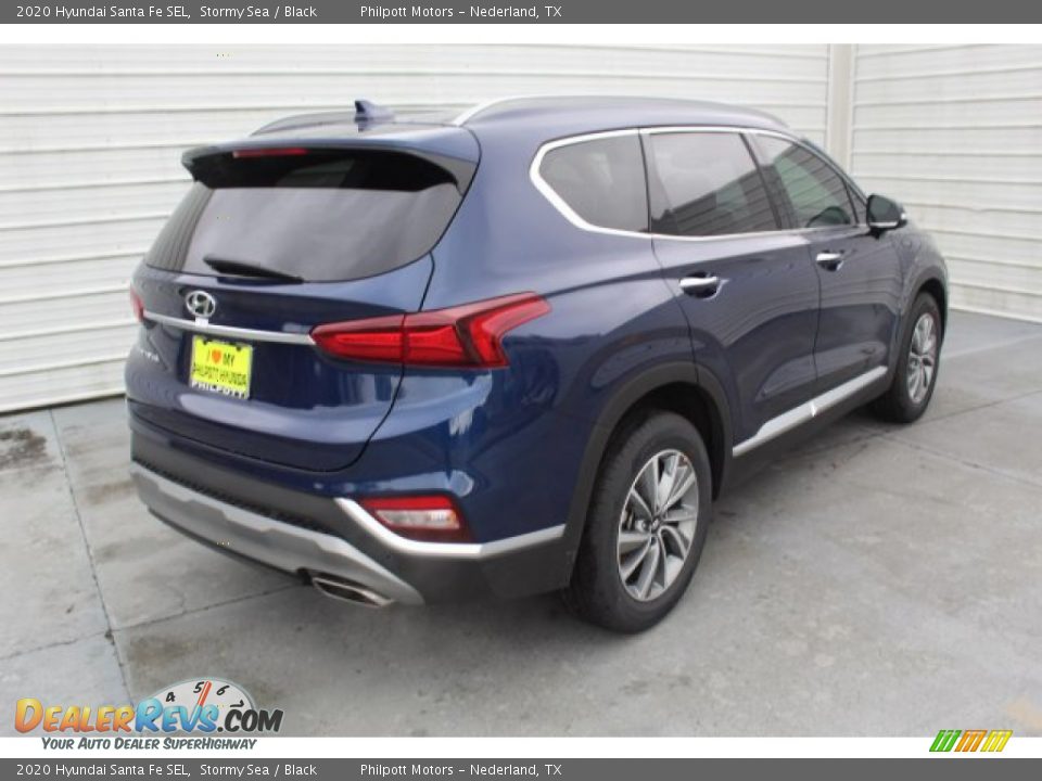2020 Hyundai Santa Fe SEL Stormy Sea / Black Photo #8
