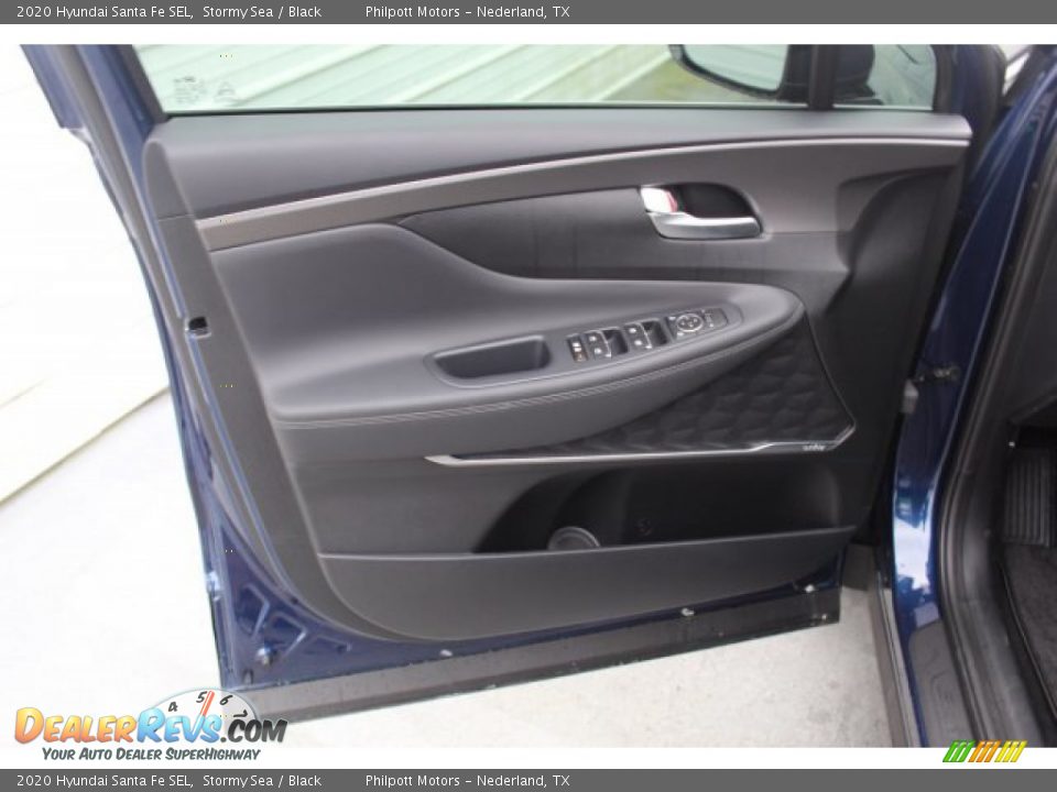 2020 Hyundai Santa Fe SEL Stormy Sea / Black Photo #9