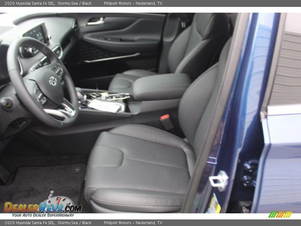 2020 Hyundai Santa Fe SEL Stormy Sea / Black Photo #10