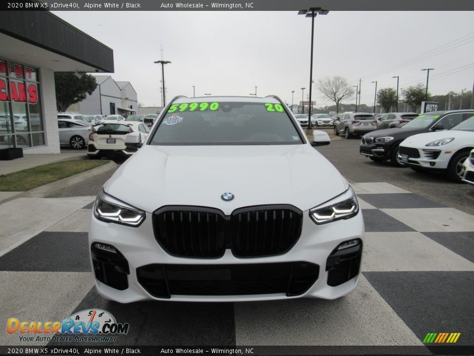 2020 BMW X5 xDrive40i Alpine White / Black Photo #2