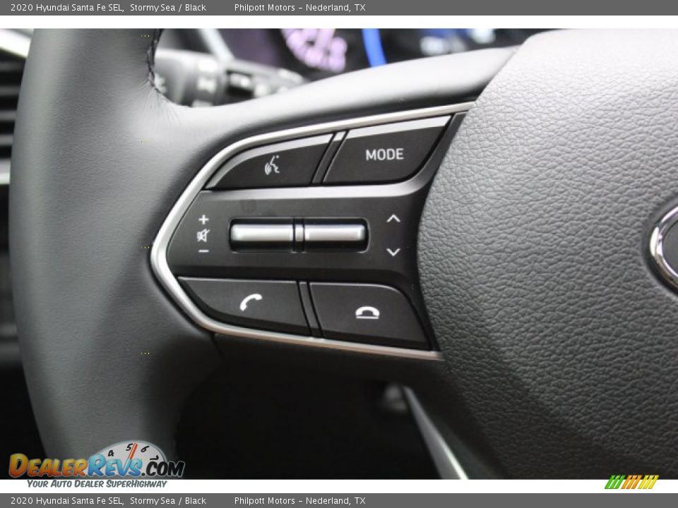 2020 Hyundai Santa Fe SEL Stormy Sea / Black Photo #11