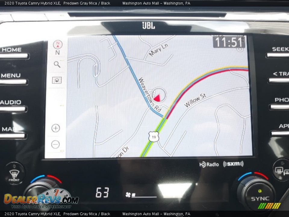 2020 Toyota Camry Hybrid XLE Predawn Gray Mica / Black Photo #13