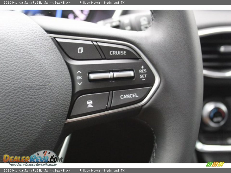 2020 Hyundai Santa Fe SEL Stormy Sea / Black Photo #12
