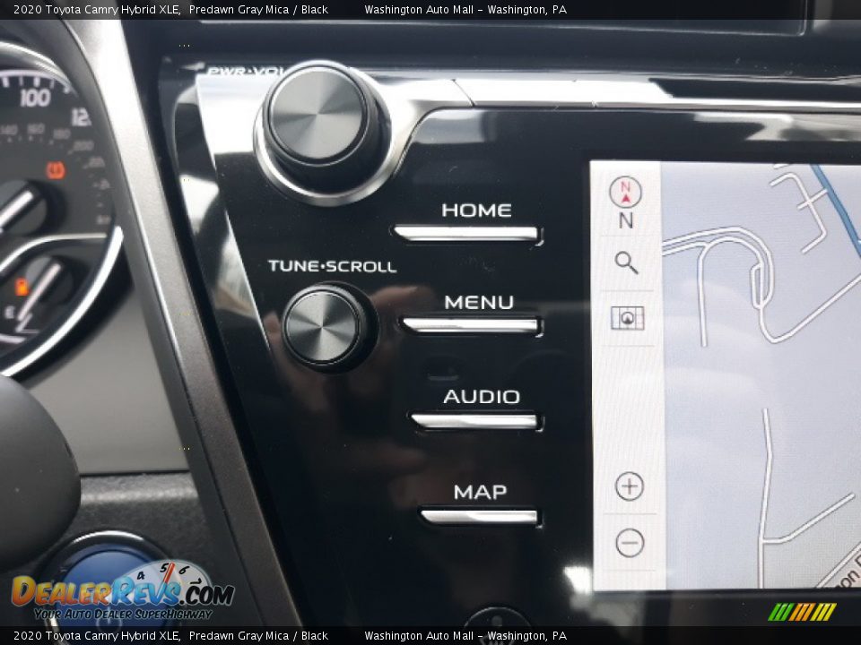 2020 Toyota Camry Hybrid XLE Predawn Gray Mica / Black Photo #14