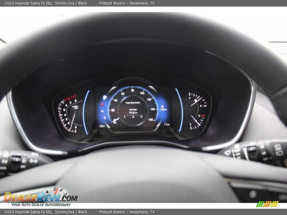 2020 Hyundai Santa Fe SEL Stormy Sea / Black Photo #13