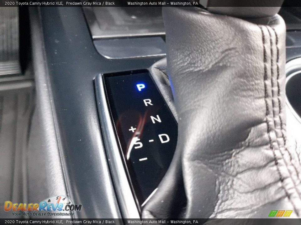 2020 Toyota Camry Hybrid XLE Predawn Gray Mica / Black Photo #19