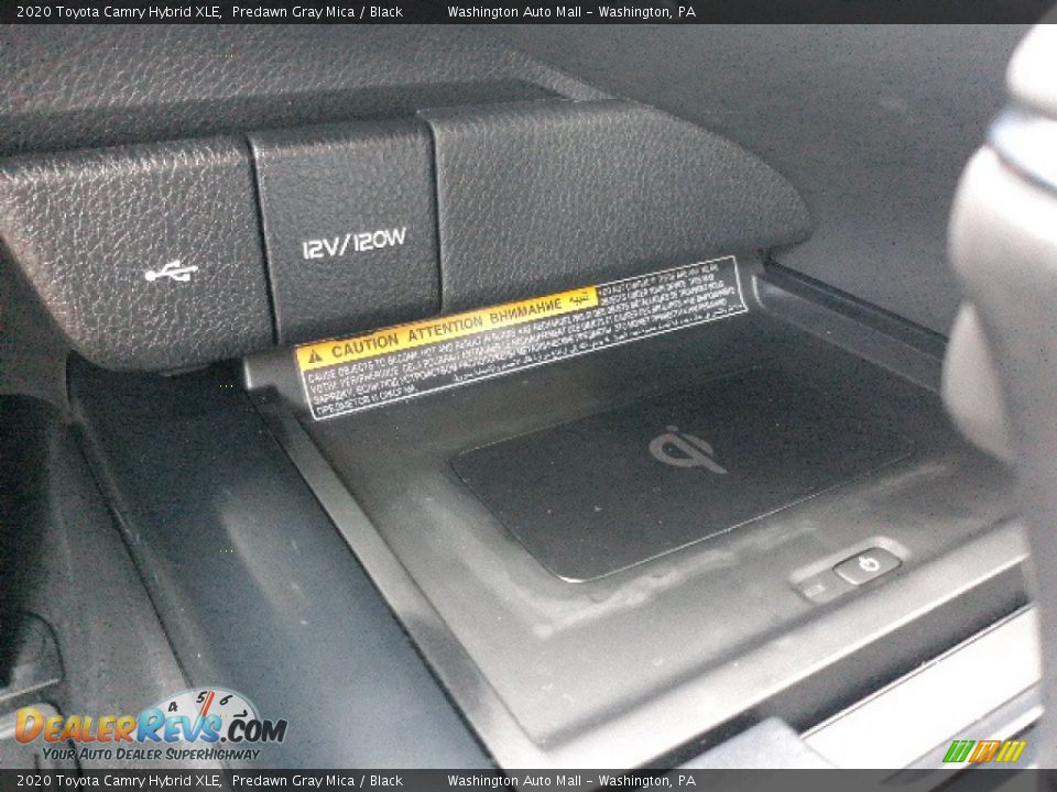 2020 Toyota Camry Hybrid XLE Predawn Gray Mica / Black Photo #21