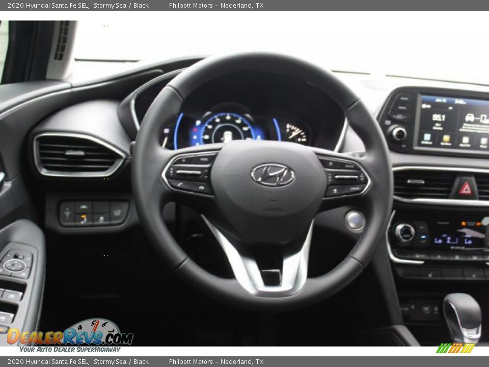 2020 Hyundai Santa Fe SEL Stormy Sea / Black Photo #22