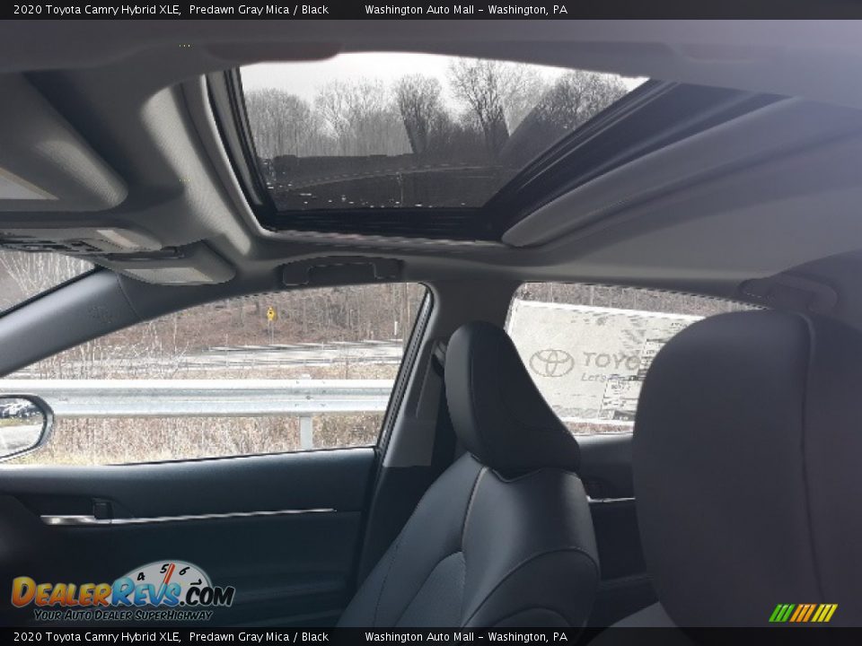 2020 Toyota Camry Hybrid XLE Predawn Gray Mica / Black Photo #27