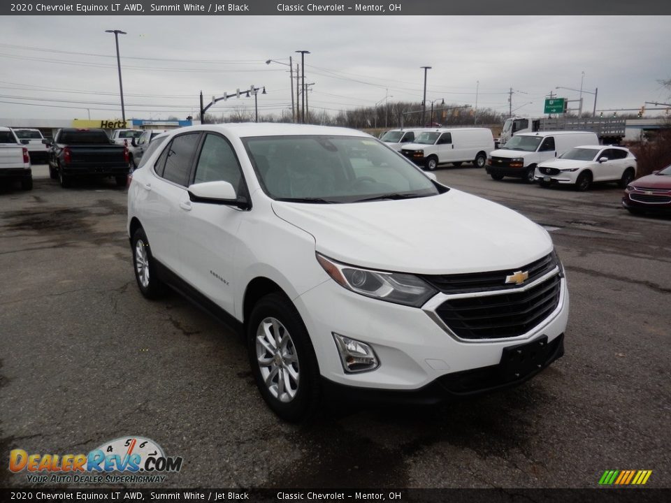 2020 Chevrolet Equinox LT AWD Summit White / Jet Black Photo #3