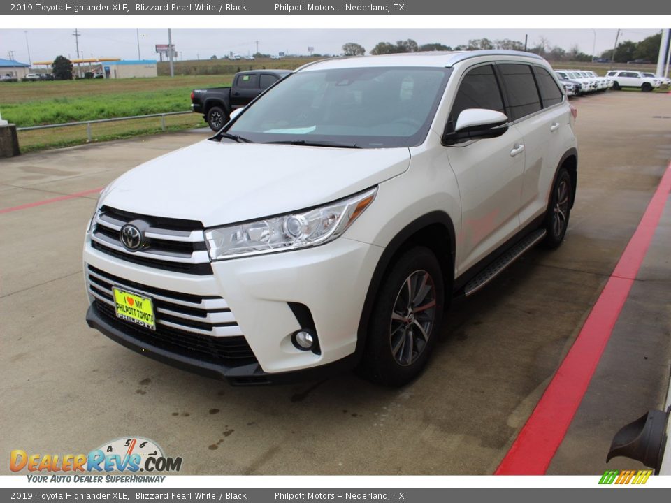 2019 Toyota Highlander XLE Blizzard Pearl White / Black Photo #4