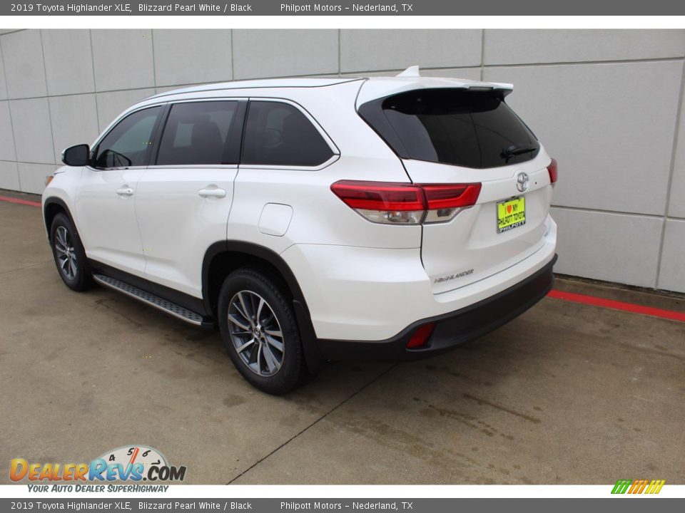 2019 Toyota Highlander XLE Blizzard Pearl White / Black Photo #6