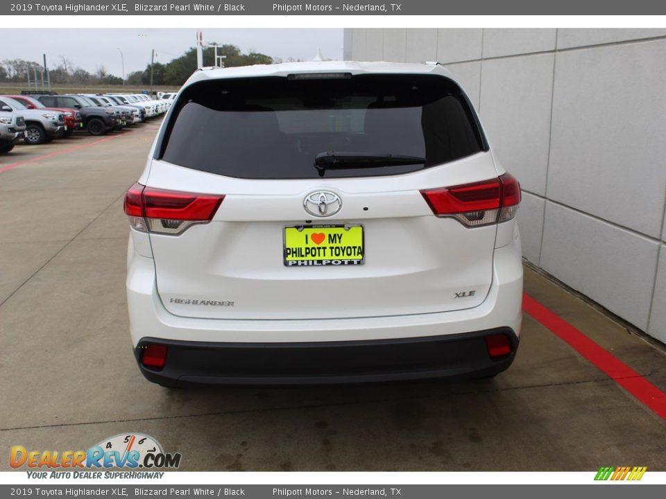 2019 Toyota Highlander XLE Blizzard Pearl White / Black Photo #7