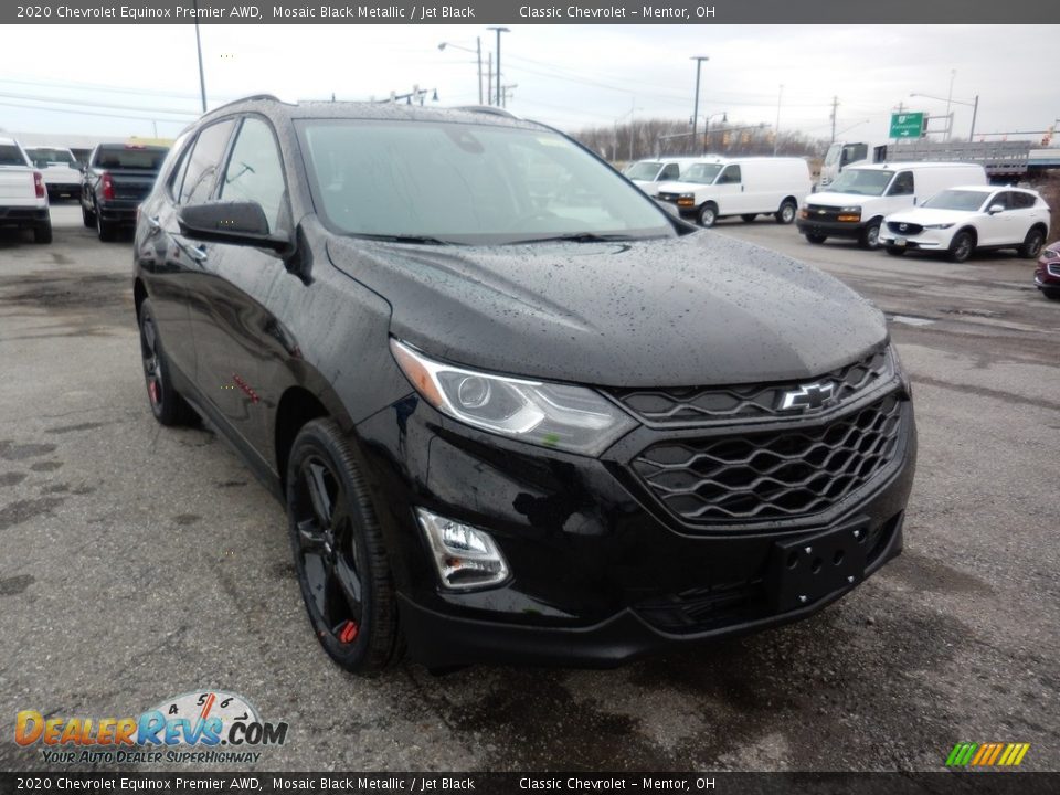 2020 Chevrolet Equinox Premier AWD Mosaic Black Metallic / Jet Black Photo #3