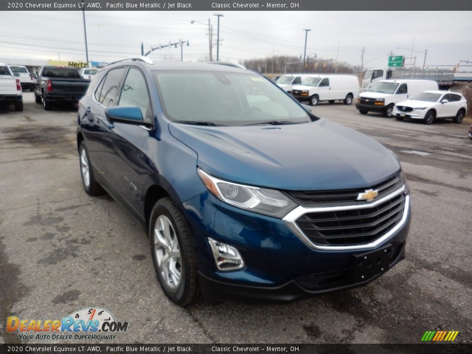 2020 Chevrolet Equinox LT AWD Pacific Blue Metallic / Jet Black Photo #3