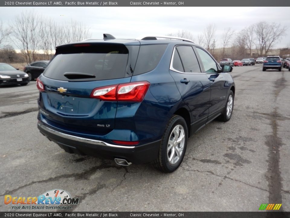 2020 Chevrolet Equinox LT AWD Pacific Blue Metallic / Jet Black Photo #4