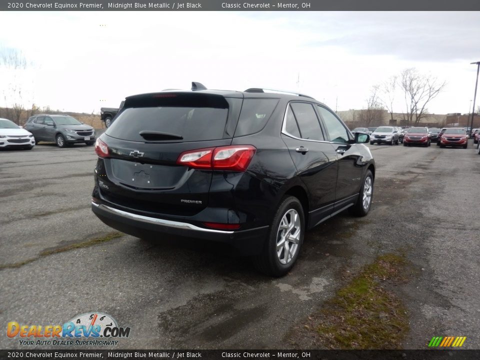 2020 Chevrolet Equinox Premier Midnight Blue Metallic / Jet Black Photo #4