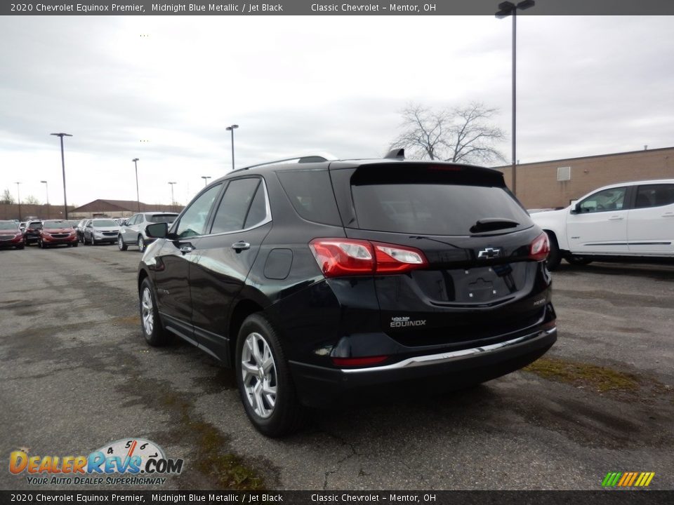 2020 Chevrolet Equinox Premier Midnight Blue Metallic / Jet Black Photo #6